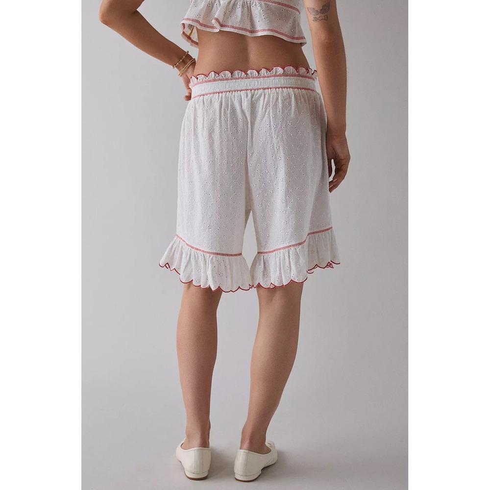 NWT Out From Under Jolie Ruffle Eyelet Lace Long Bloomer Size Large - Picture 3 of 13